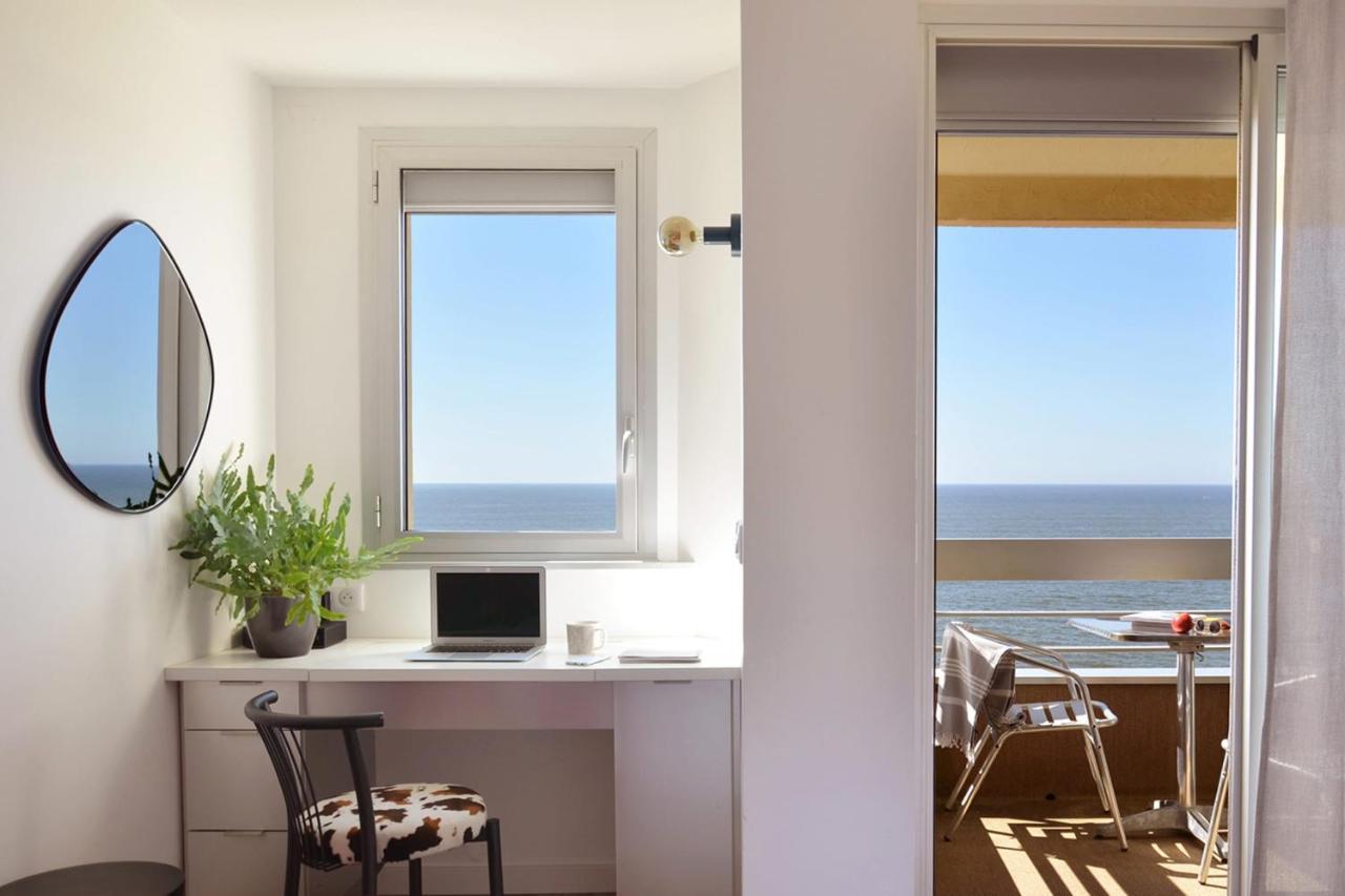Nouvelle Vague Modern Ocean View Studio W Balcony - Swimming Pool Biarritz Zewnętrze zdjęcie