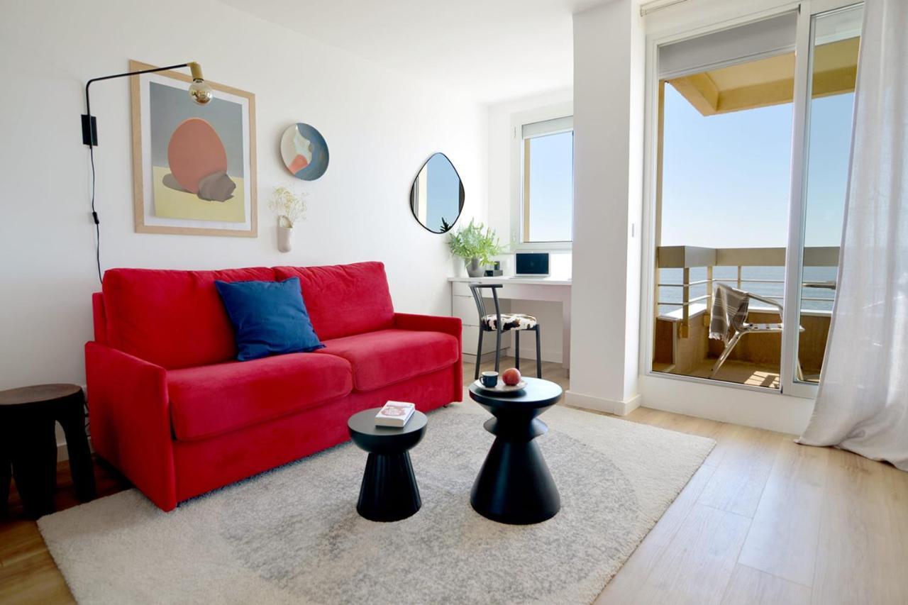 Nouvelle Vague Modern Ocean View Studio W Balcony - Swimming Pool Biarritz Zewnętrze zdjęcie